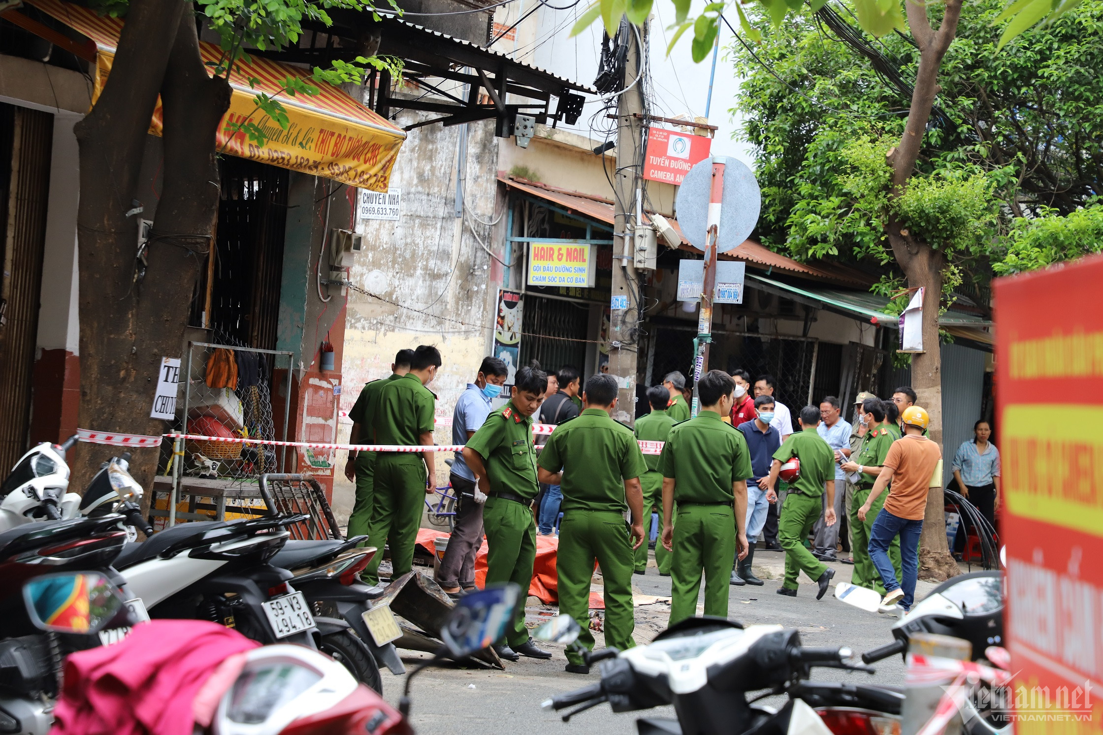 TP.HCM: Cháy căn nhà khóa trái cửa, hai em nhỏ tử vong