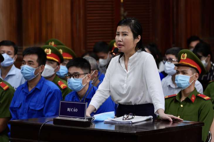 Bị cáo Hoàng Thị Thúy Nga khẳng định mình là người duy nhất hưởng lợi