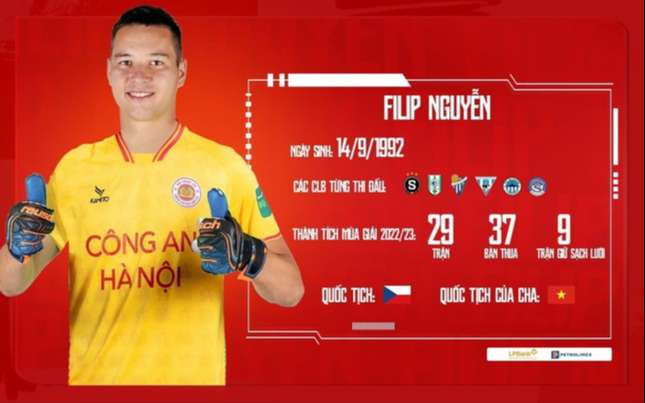 Filip Nguyễn đắt giá nhất V-League