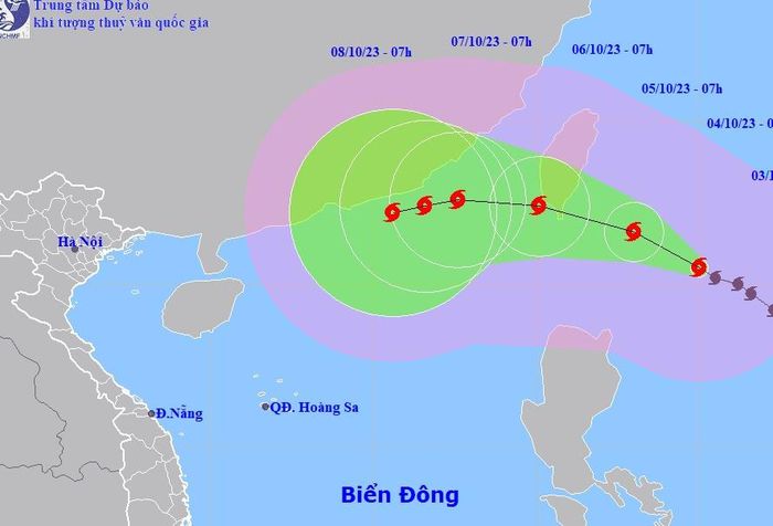 Thông tin mới nhất về cơn bão số 4