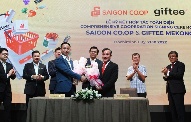 Saigon Co.op hợp tác Giftee Mekong ra mắt phiếu mua hàng điện tử